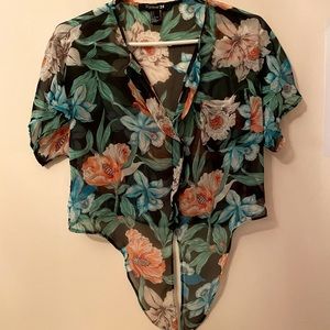 Forever 21 Floral Blouse